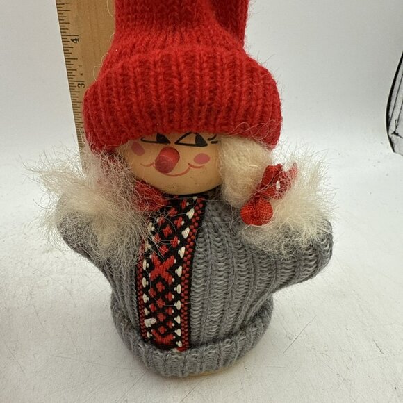 Ljungstroms Swedish Tomte Santa #8268 Christmas Elf Red Tall Hat Scandinavian 3 - Picture 7 of 10